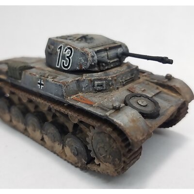 Panzer 2 156 scale 28mm Bolt Action