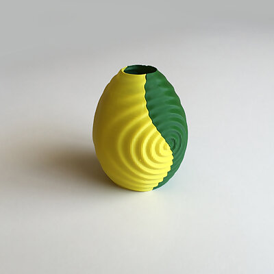 Ripple Vase Dual Extrusion  2 Color