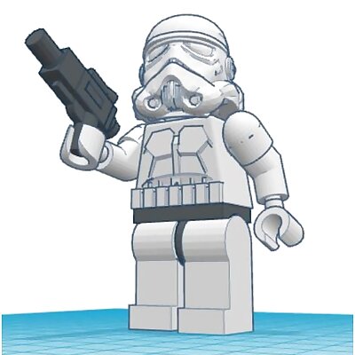 LEGO Stormtrooper fully poseable oversized