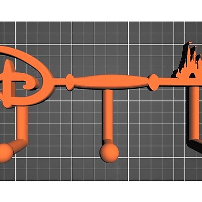 Disney Logo Key Hook