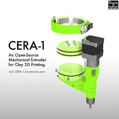 CERA1 Clay 3D Printer Extruder