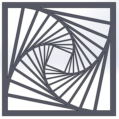 Tilted square pattern illusion