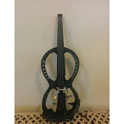 Equilibrium Mk1 3D Printable Electric Violin for LargeScale Printer