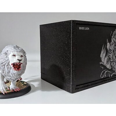 White Lion Kivotós Sleeved  THEIA Series for Kingdom Death Monster