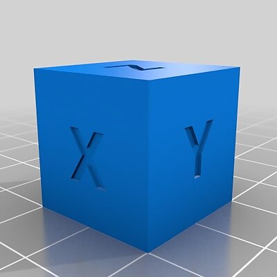 20mm XYZ Calibration Cube