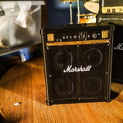 Miniature Marshall Bass Amp