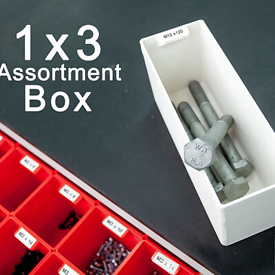Assortment system box 1x3