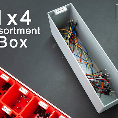 Assortment system box 1x4