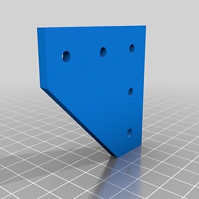 Corner 90º Angle Bracket  Profile 2020 20x20  5 holes