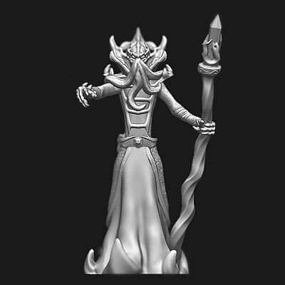 DnD miniature illithid mindflayer monster ver 30