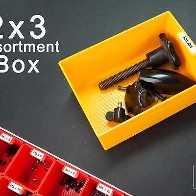 ASSORTMENT SYSTEM BOX 2X3