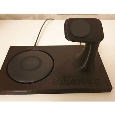 Samsung wireless charging pad holder and galaxy watch active 2 stand