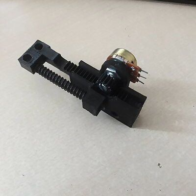 Spring loaded linear converter Potentiometer