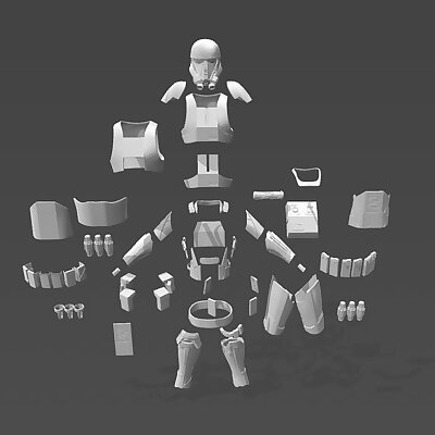 Death Trooper Rogue 1 Full body Armour Suit Split On Etzy