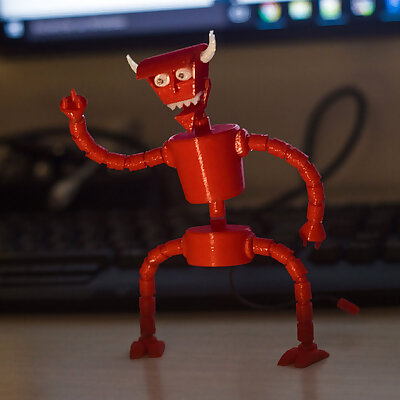 Robot Devil Articulated from Futurama