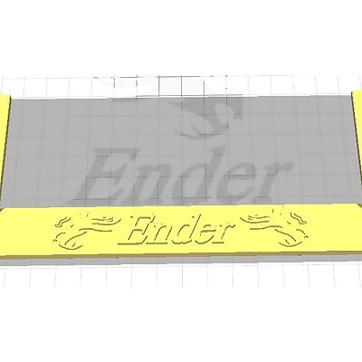 Ender 3  Pro Bed Handle w logo and bed level arrows