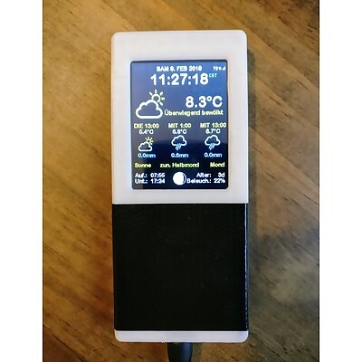 ESP8266 Weather Station with 24 TFT Screen WiFi