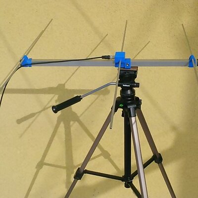 Ultraportable YagiUda antenna for VHFUHF