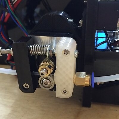 Anet A8 Bowden update with M6 4mm push fitting