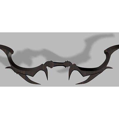 daedric bow from skyrim scale 11