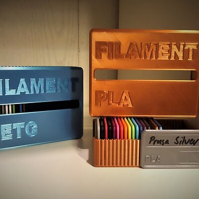Filament sample with box