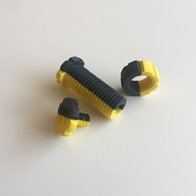 2 Color Trick Bolt Fidget Dual Extrusion