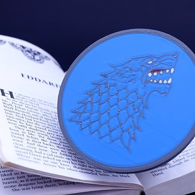 MultiColor Game of Thrones Coaster  House Stark