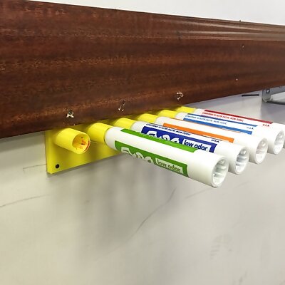 FastDraw Cap Free Dry Erase Marker Holder
