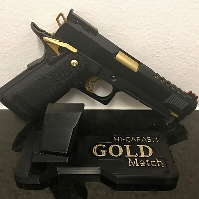 TM HiCAPA51 Gold Match Stand
