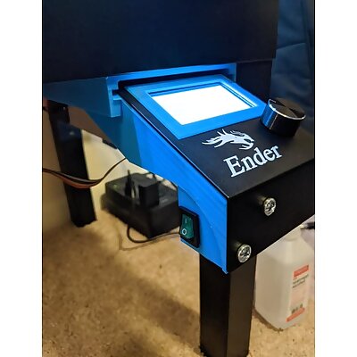 Sliding Ender 3Pro Mounted LCD Display and Power Switch