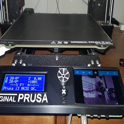 Prusa Mk3 LCD cover for 4 inch Hyperpixel touchscreen