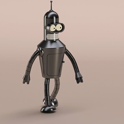 Bender from Futurama black version