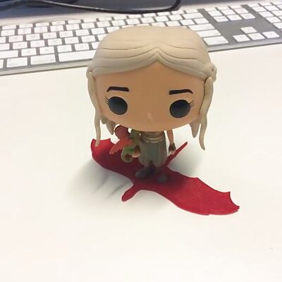 Daenerys Targaryen Vinyl Figure Stand