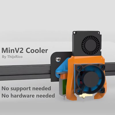 MinV2 Ender 3 fan mount  reupload