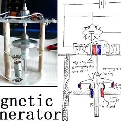 mini magnetic generator