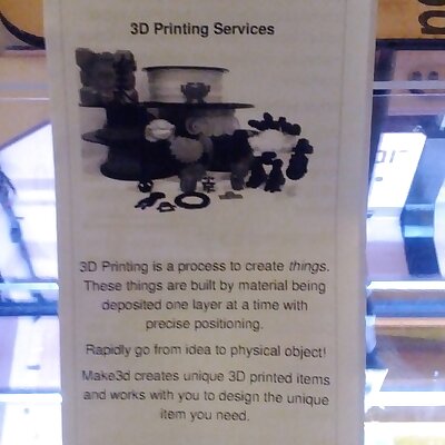 3D Printing Brochure