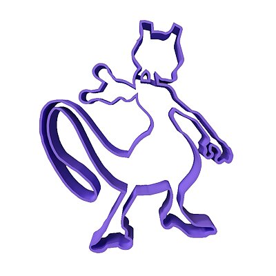 Cookie Cutter  Pokemon Mewtwo