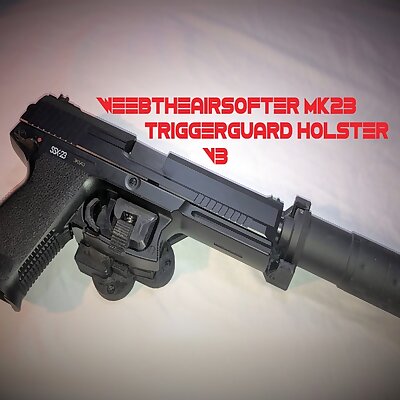 WeebTheAirsofter MK23SSX23 triggerguard holster V3 RIGHT LEFT