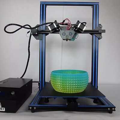 Upgrade CR10 DIY 3D printer to KR10S laser cut mix color and dual color