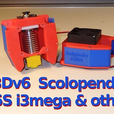 E3Dv6 Scolopendra Cooler for X5S i3mega  other