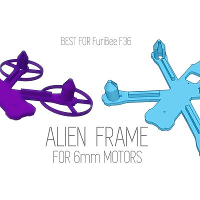 Alien Frame For 6mm Motors  V2