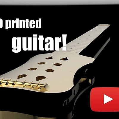 3D printed guitar!