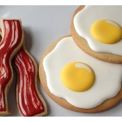 Bacon  Eggs Cookie Cutter Set
