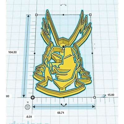 All Might Cookie Cutter 1