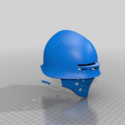 German Sallet Helmet Concept