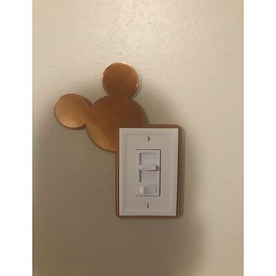 Mickey Mouse Light Switch Frame