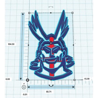 All Might Cookie Cutter 2