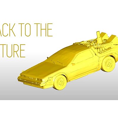 Printable DeLorean DMC12  Back to the future  onroad