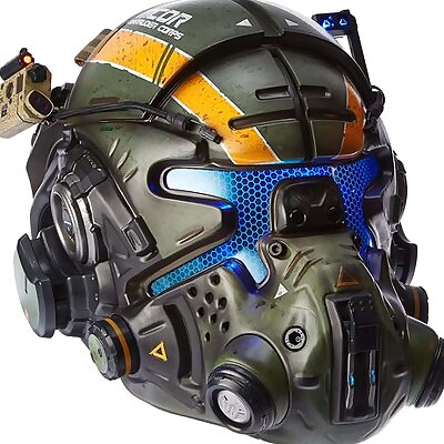 Titanfall MCOR Helmet  Split Enhanced