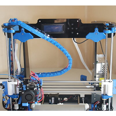 Y and Z cable chain to Extruder for Anet A8  left side